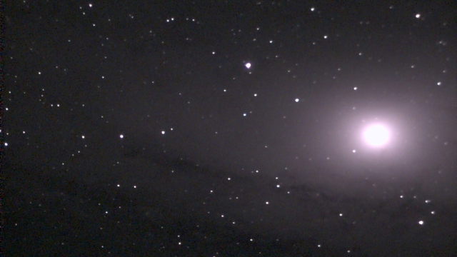 Andromedagalaxie mit Nachbar M 32