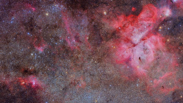 Der Eta-Carinae-Nebel und seine Umgebung