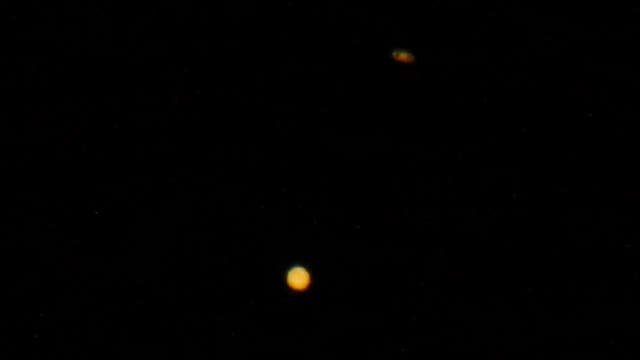Saturn und Jupiter am 21. Dezember 2020
