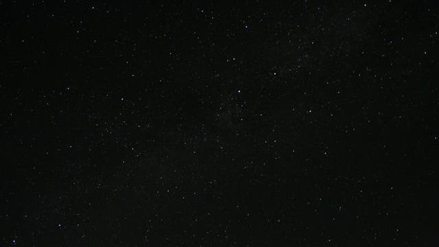 Sternenhimmel über Yellowstone N.P. (Sternbild Schwan)
