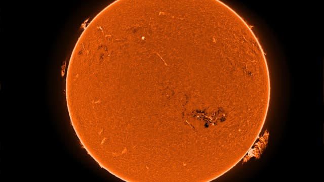 Sonne in H-alpha am 9. Mai 2024