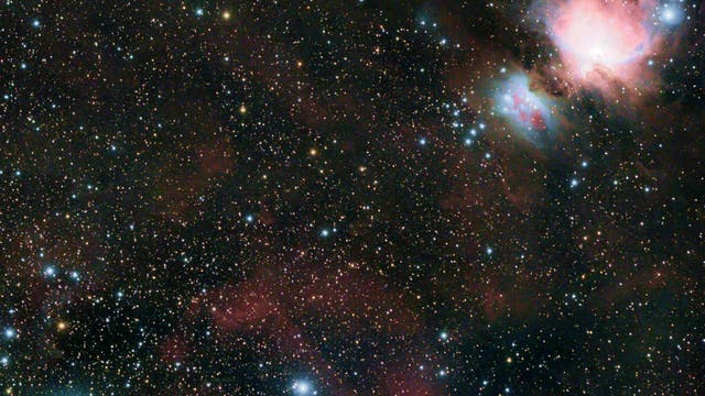 Orionkomplex mit Komet Atlas