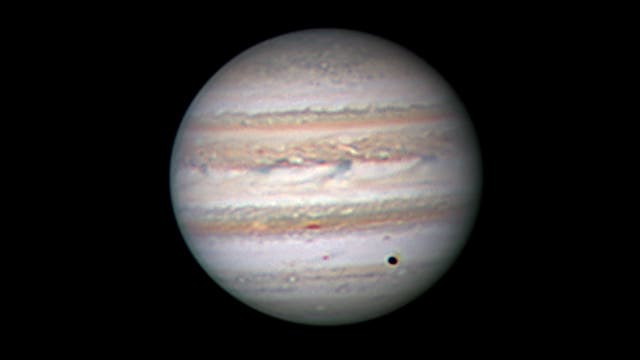 Europa-Schattenwurf auf Jupiter
