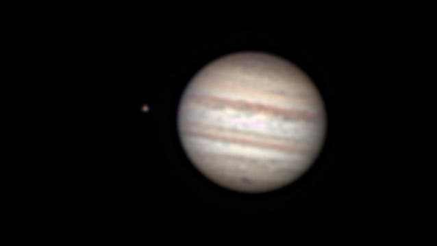 Jupiter 27.7.2009 + Impakt (LRGB)