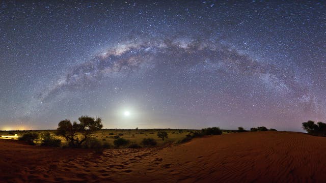 Milchstraße über der Kalahari