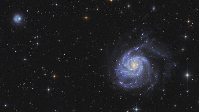 Die Feuerradgalaxie Messier 101
