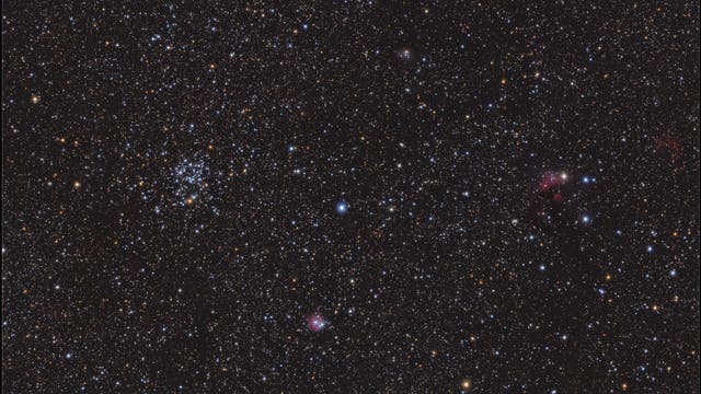Messier 50 und Umgebung