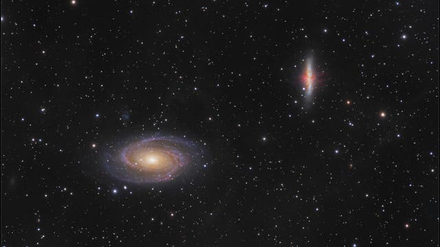 Bodes Galaxie M 81 und M 82
