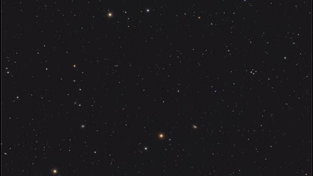 Virgohaufen mit Messier 98, 99, 100