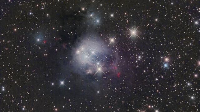 Reflexionsnebel und Sternhaufen NGC 7129