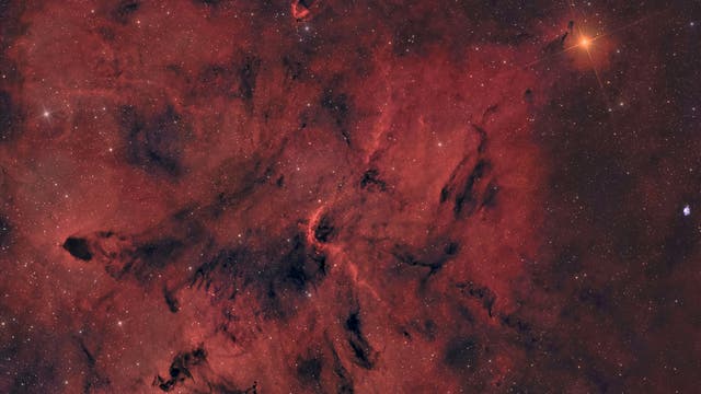 Mu Cephei und Umgebung