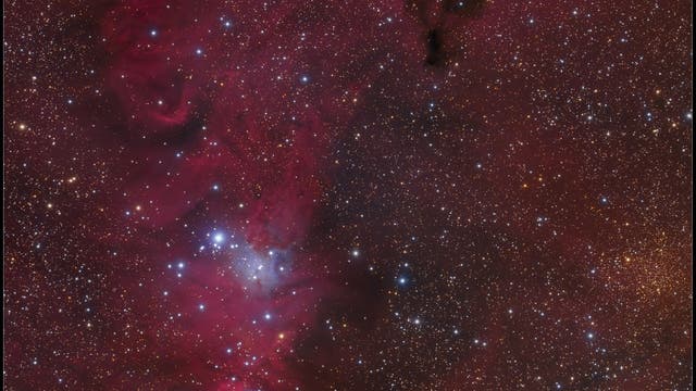 NGC 2264 H-II Region im Einhorn 