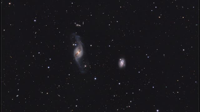Das Galaxienpaar NGC 3718/3729