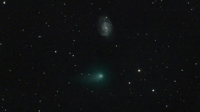 C/2012 K1 (PANSTARRS) bei NGC 3726