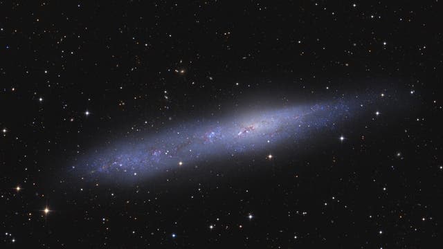 NGC 55 - eine irreguläre  Galaxie am Südhimmel 