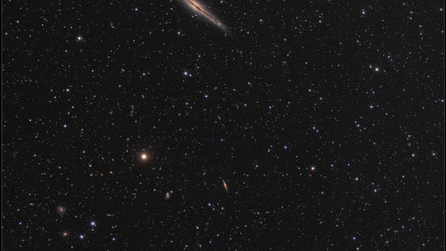 NGC 891 und Umgebung