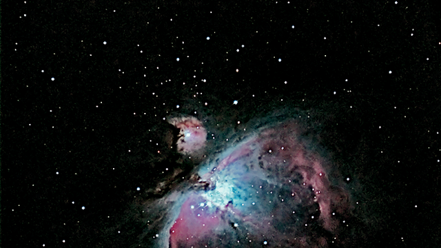 Es gibt trotz Lichtverschmutzung noch Hoffnung! Messier 42 unter widrigen Umständen