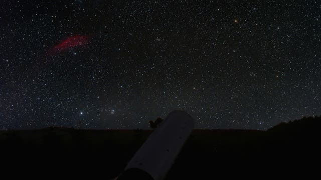 komet 17P mit Californianebel