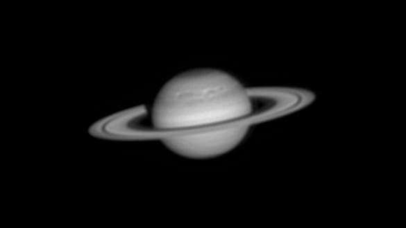 Saturn mit Sturm