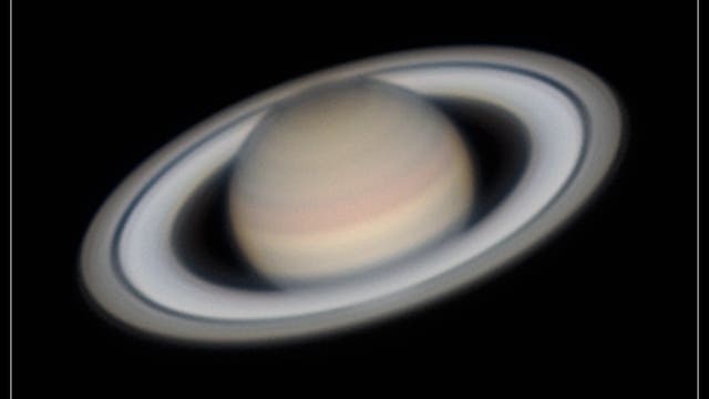 Saturn kurz nach der Opposition