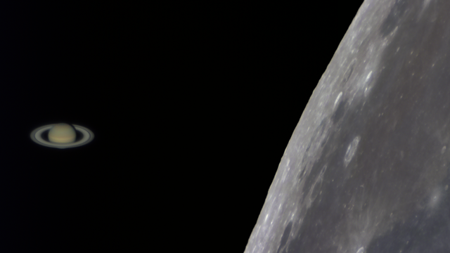 Saturnbedeckung 21. März 2014
