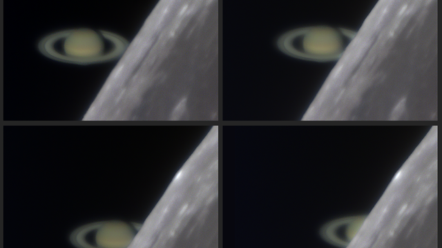 Saturnbedeckung 21. März 2014, Teil 2