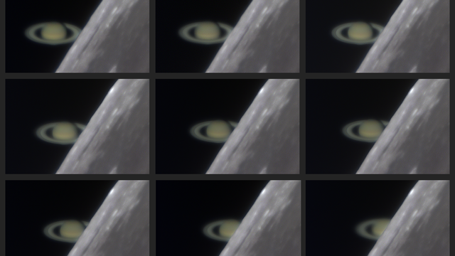 Saturnbedeckung 21. März 2014, Teil 3