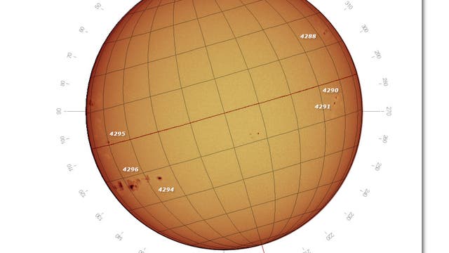 Aktive Regionen auf der Sonne