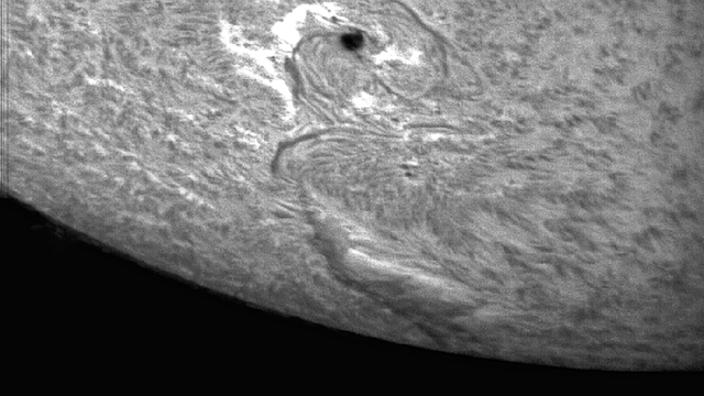 Aktive Region um den Sonnenfleck 2297 vom 17. März 2015