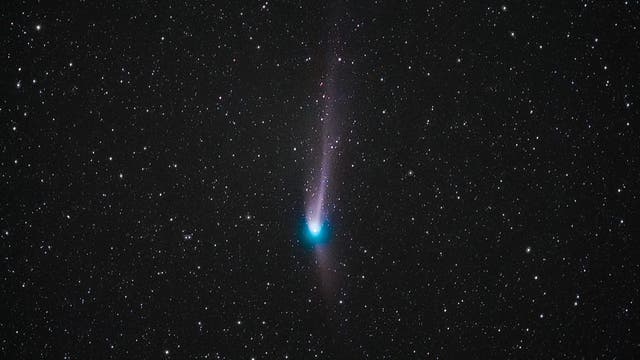 Komet C/2022 E3 aufgenommen in der Rhön