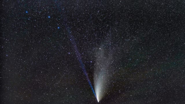 Komet Neowise vom 22. Juli 2020 von der Wasserkuppe aus aufgenommen