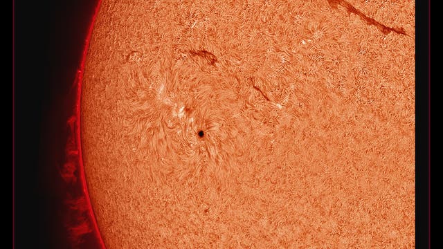 Sonne: aktive Region NOAA AR 11092
