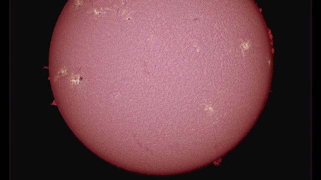 Chromosphärenkomposit der Sonne