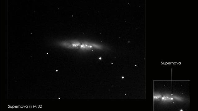 M82 mit Supernova 2014J