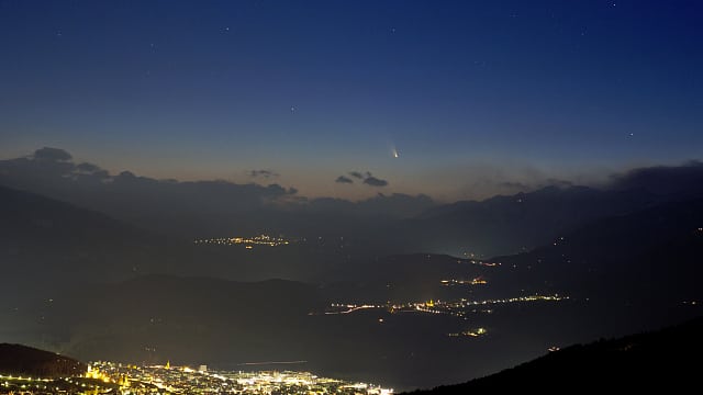 Komet PANSTARRS über Bruneck Komet PANSTARRS über Bruneck