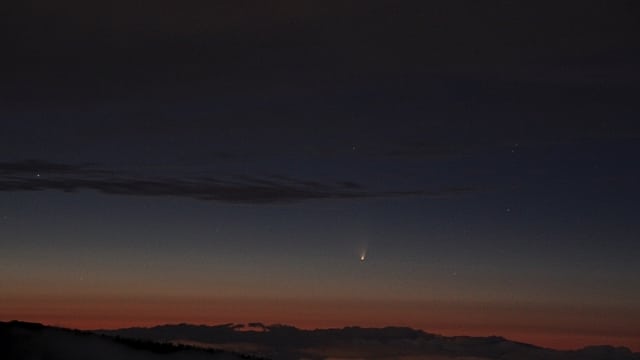 Komet C/2011 L4 (PANSTARRS) über La Palma Komet C/2011 L4 (PANSTARRS) über La Palma