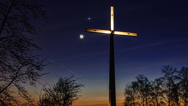 Mond, Venus und Mars Mond, Venus und Mars