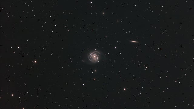 Messier 100 im Feld Messier 100 im Feld