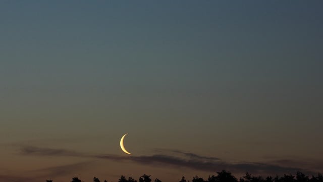 Mond-Venus-Konjunktion über Uelzen Mond-Venus-Konjunktion über Uelzen