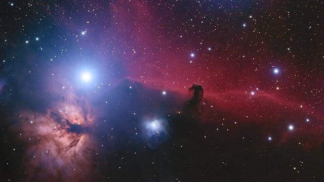 B33, IC434 u. NGC2024 B33, IC434 u. NGC2024