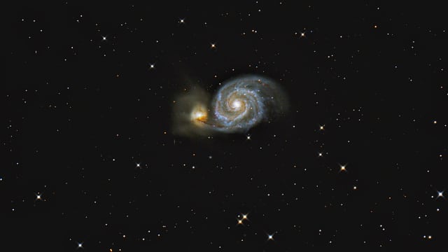 »Whirlpool-Galaxie« Messier 51 »Whirlpool-Galaxie« Messier 51