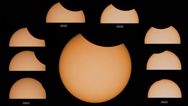 Partielle Sonnenfinsternis am 10. Juni 2021 Partielle Sonnenfinsternis am 10. Juni 2021