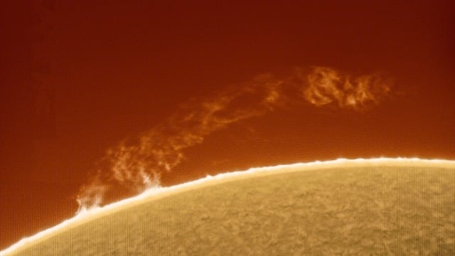 Große Sonnenprotuberanz Große Sonnenprotuberanz
