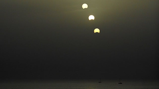 Partielle Sonnenfinsternis Teneriffa Partielle Sonnenfinsternis Teneriffa