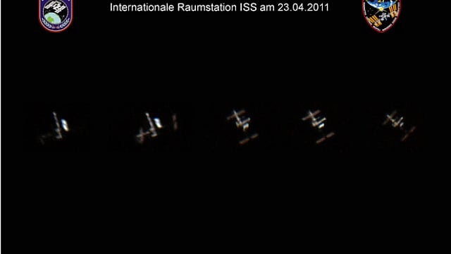ISS am 23.4.2011 ISS am 23.4.2011