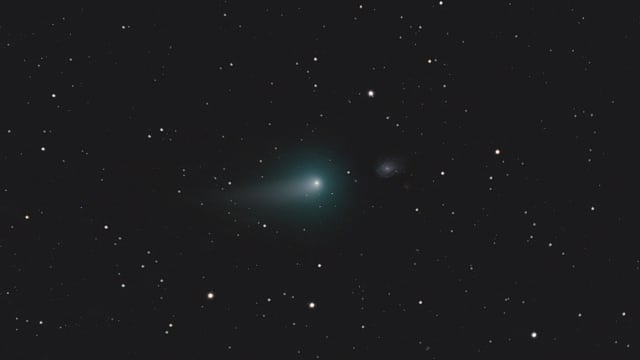 Komet C/2012 K1 PANSTARRS bei NGC 3614 Komet C/2012 K1 PANSTARRS bei NGC 3614