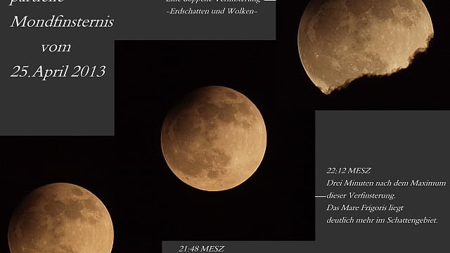 Impressionen einer partiellen Mondfinsternis Impressionen einer partiellen Mondfinsternis