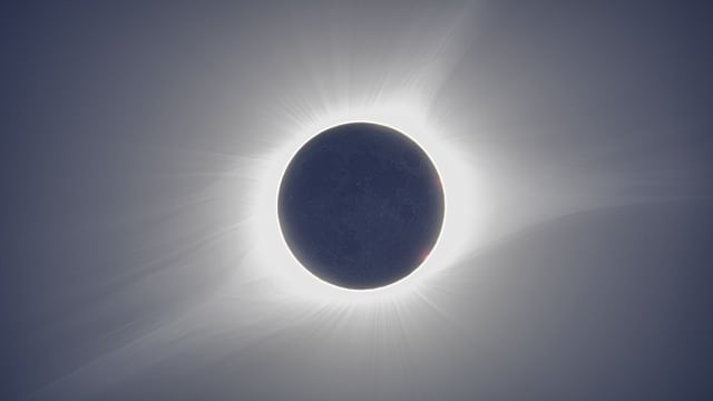 Korona Totale Sonnenfinsternis in Oregon, USA Korona Totale Sonnenfinsternis in Oregon, USA