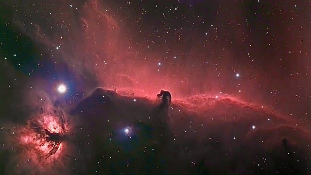 IC 434 und NGC 2924: Pferdekopf- und Flammennebel IC 434 und NGC 2924: Pferdekopf- und Flammennebel