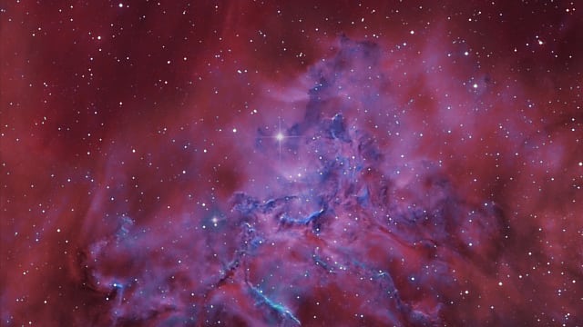 IC 405 Flammensternnebel, Bicolor IC 405 Flammensternnebel, Bicolor